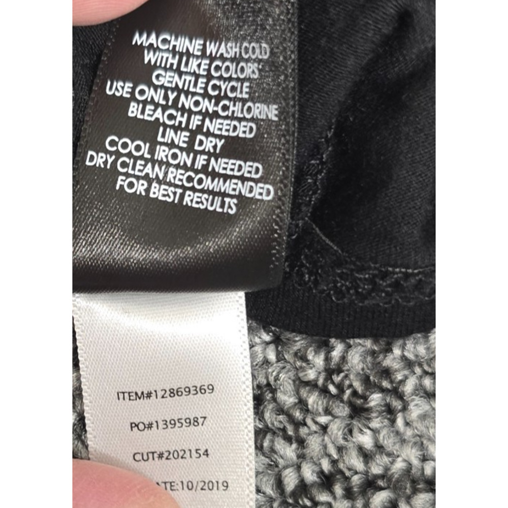 Torrid Super Soft Knits Sleeveless Maxi Dress Women's 1X Black Ruffles Hi-Low - Picture 9 of 13